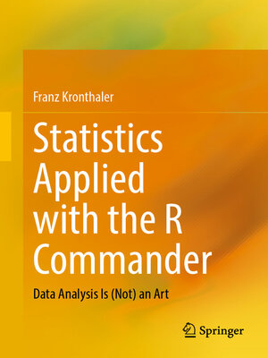 cover image of Statistics Applied with the R Commander